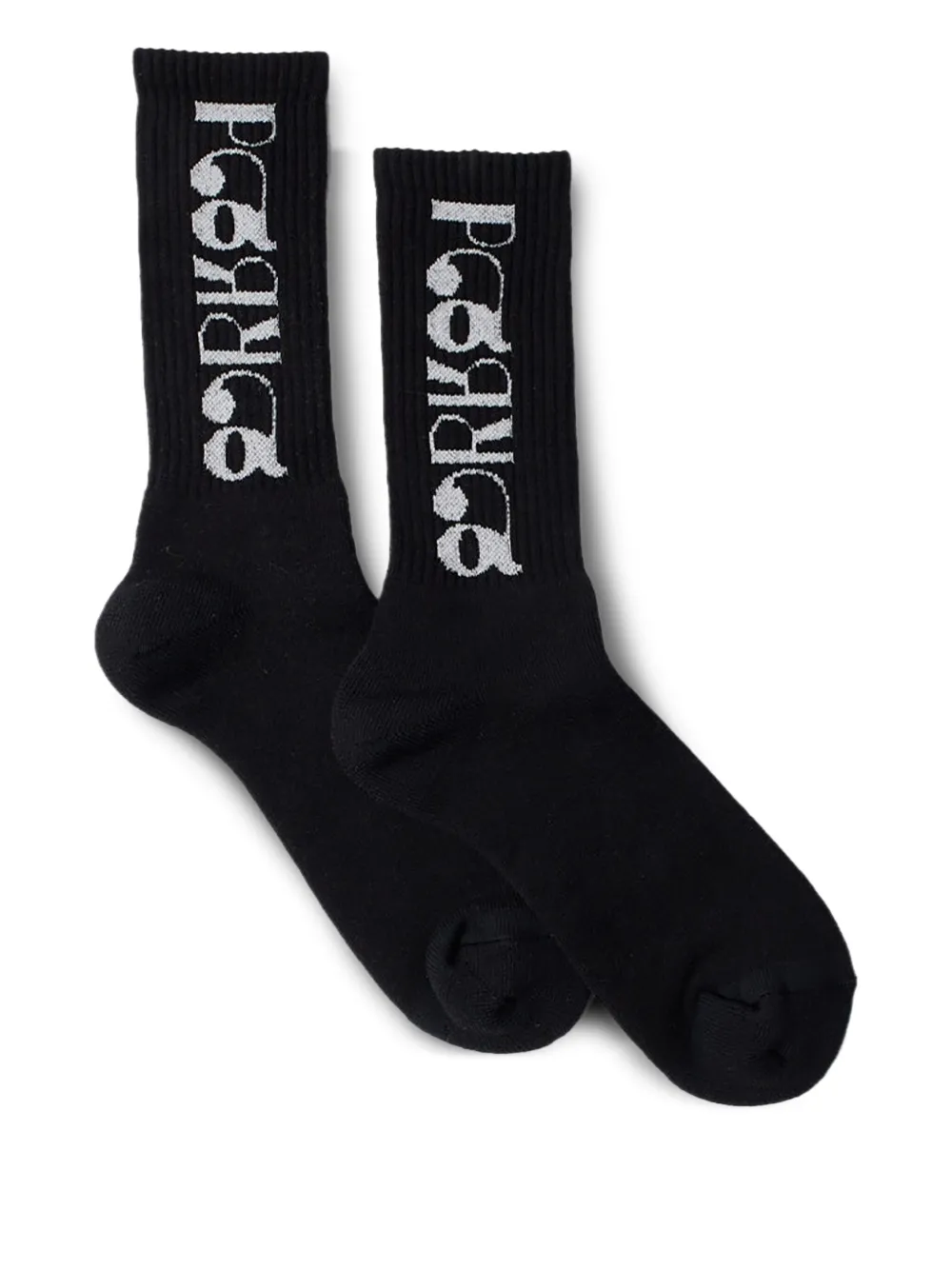 BY PARRA Tokyo ribbed socks | Black | Image 1