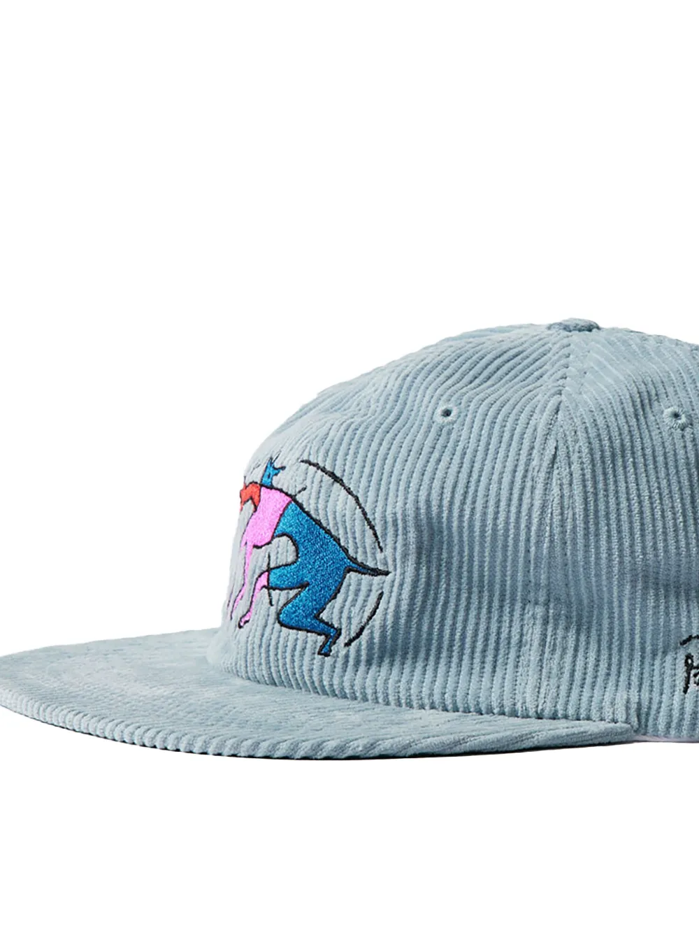BY PARRA The Zoomies corduroy cap - Blauw