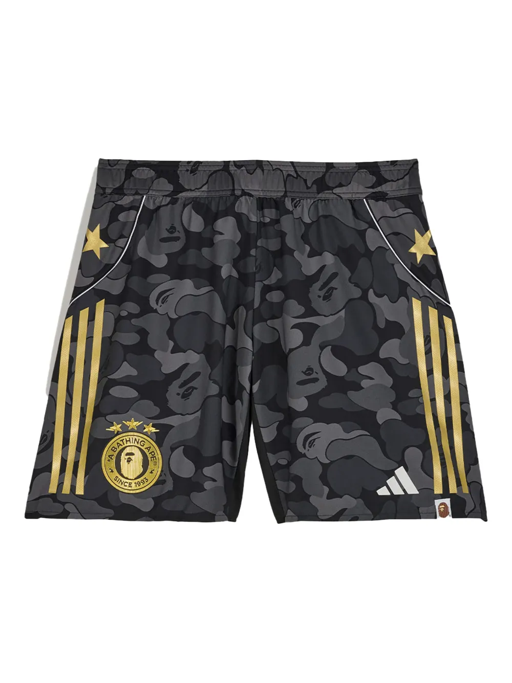 adidas Bape FB camo-pattern track shorts | Deck Shorts | Image 2