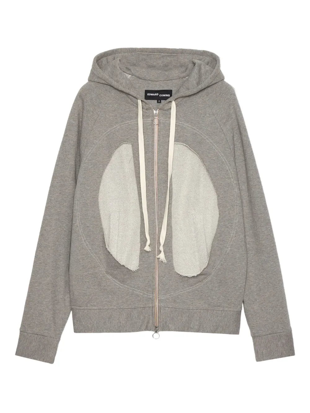 Edward Cuming Lung Window hoodie - グレー Edward Cuming Lung Window hoodie - グレー