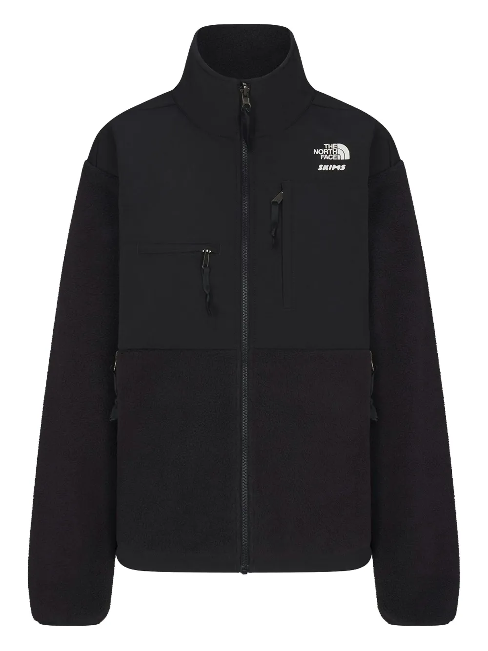Skims 1995 zip-up bomber jacket | Black | Image 1