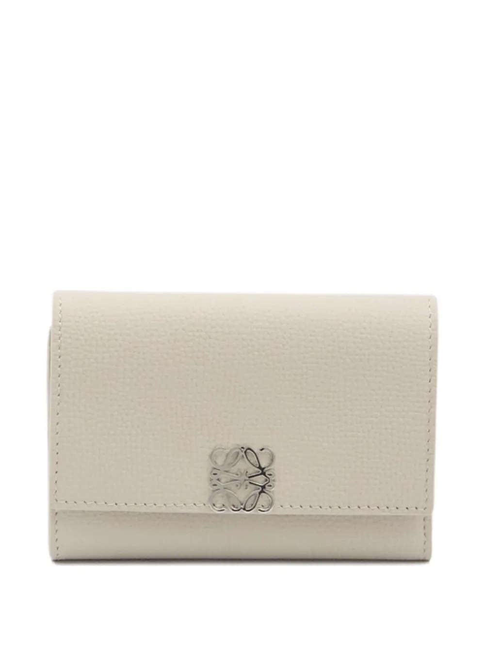Loewe Compact Vertical Wallet Foldable Design In Neutral