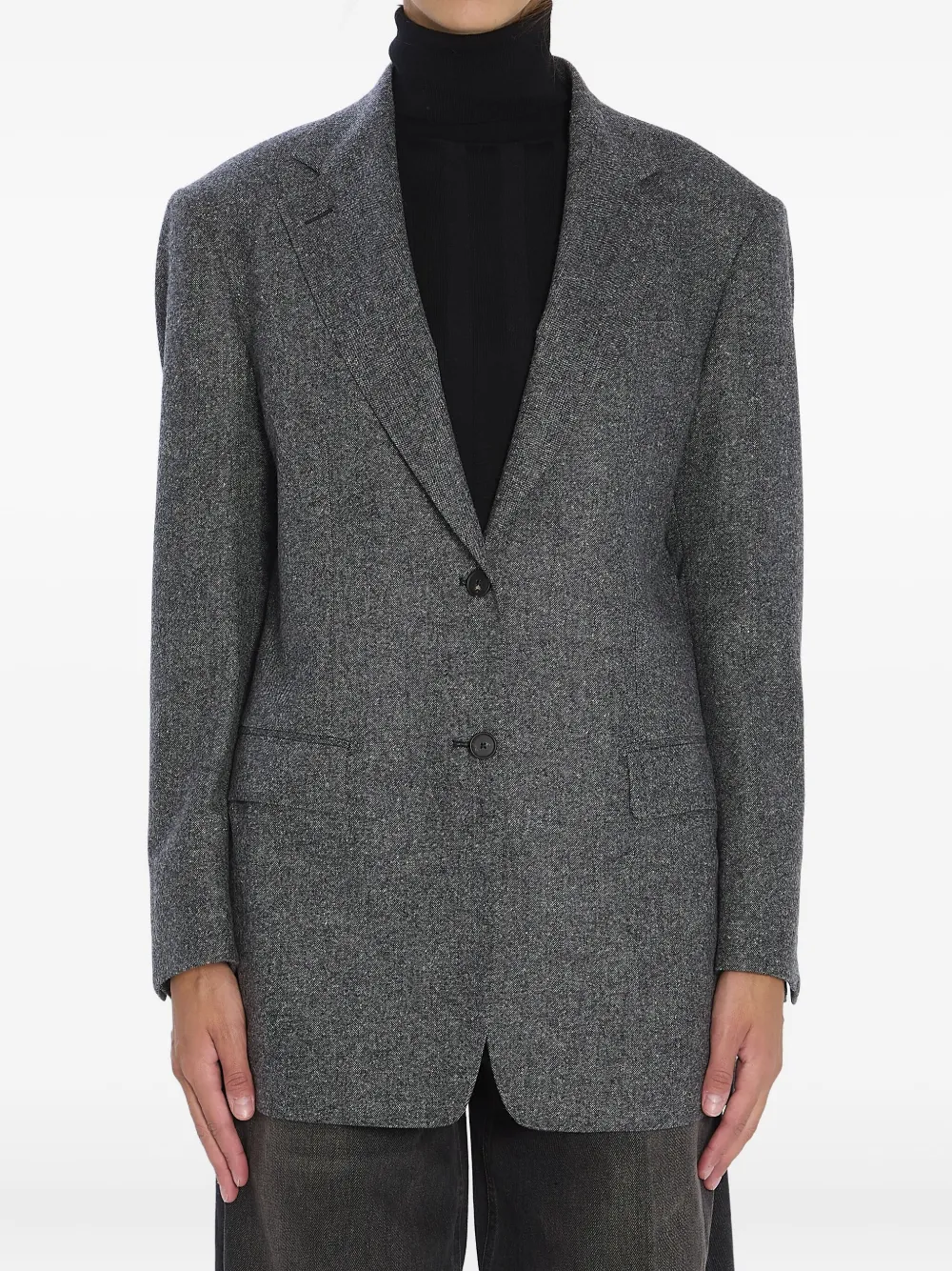 Tagliatore peak-lapel jacket - グレー Tagliatore peak-lapel jacket - グレー