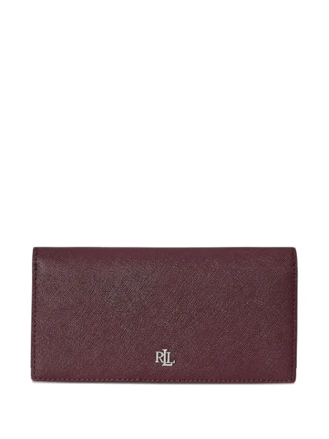 Lauren Ralph Lauren logo leather wallet