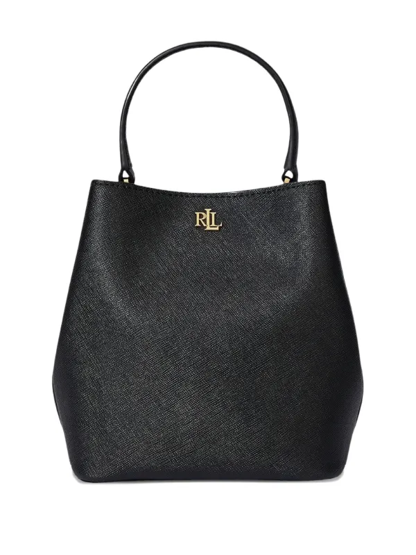 Lauren Ralph Lauren Small Reese Bucket Bag | Black | FARFETCH