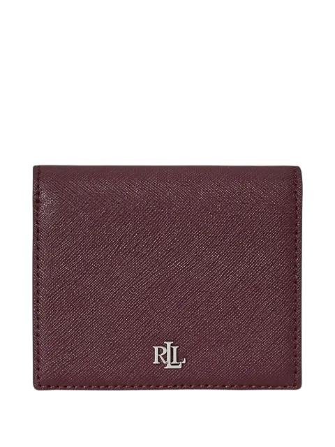 Lauren Ralph Lauren logo-plaque leather wallet