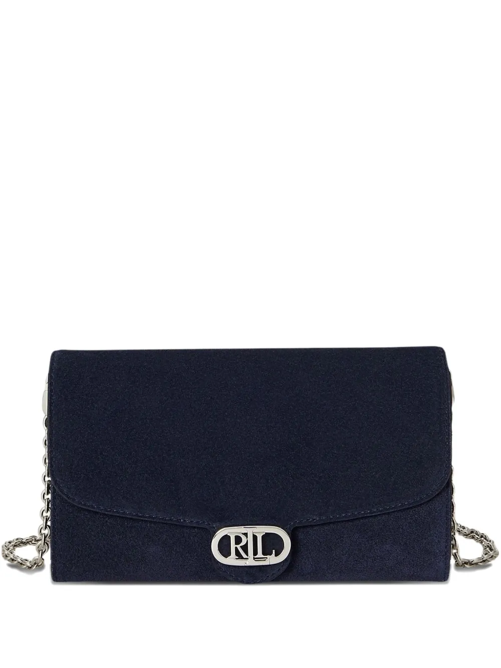 Ralph Lauren Medium Adair Logo Chain Crossbody Bag In Blue