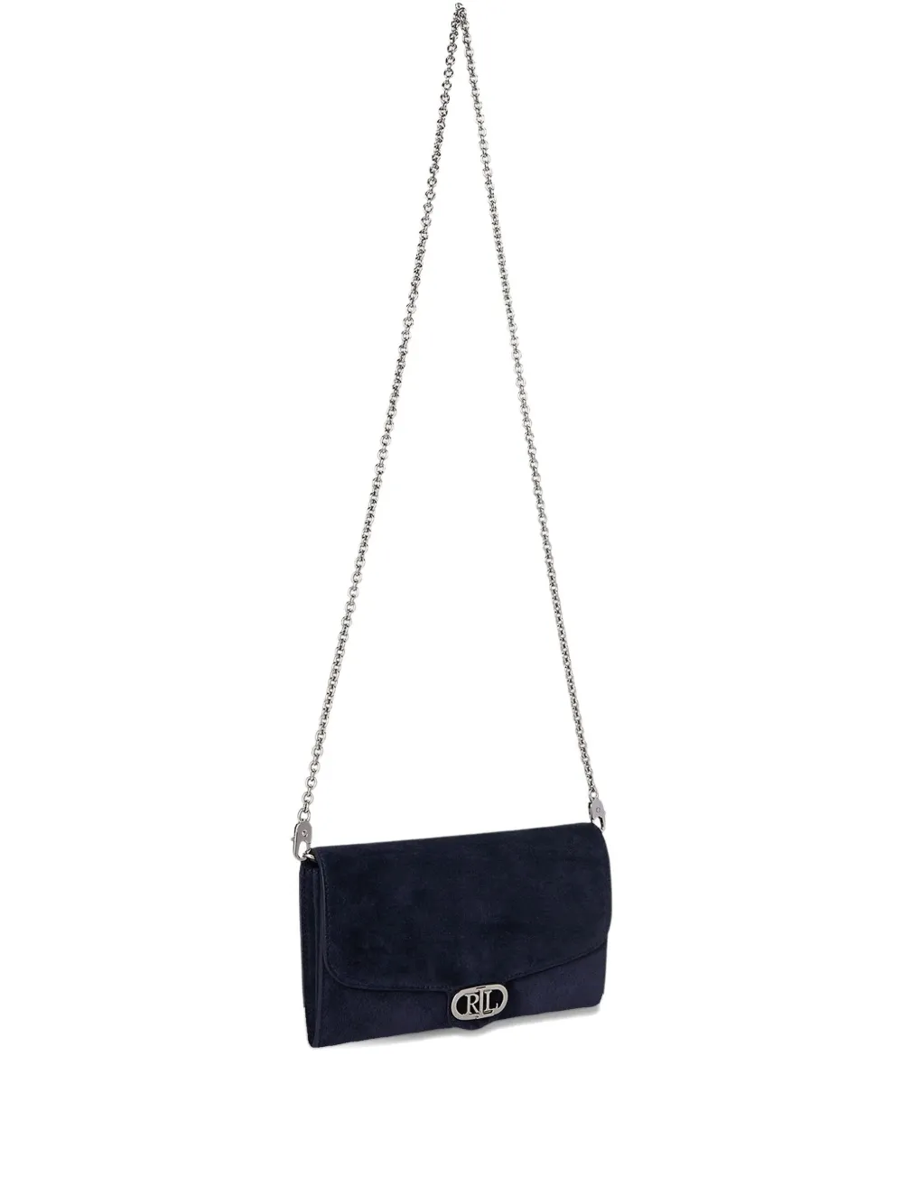 Ralph Lauren Medium Adair Logo Chain Crossbody Bag In Blue