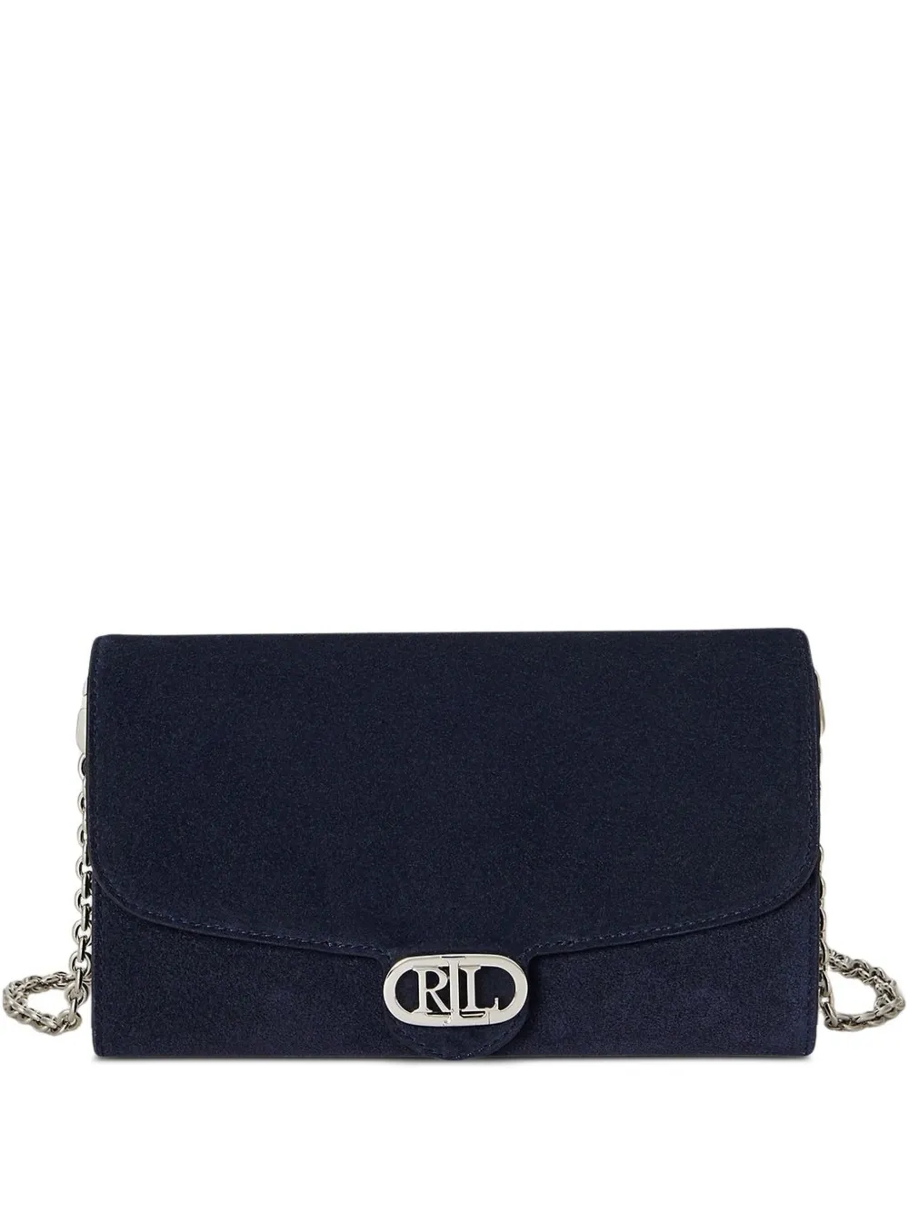 Lauren Ralph Lauren medium Adair logo chain crossbody bag - Blu