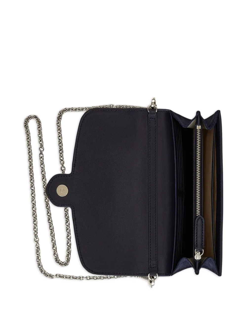 Lauren Ralph Lauren Medium Adair crossbodytas met ketting en logo Blauw