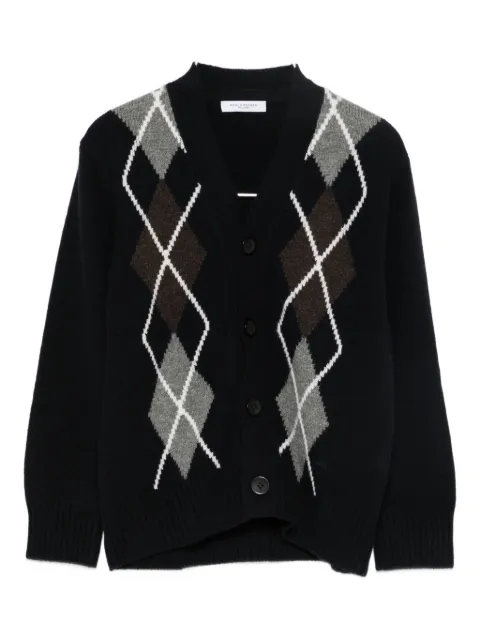 Paolo Pecora Kids argyle-pattern cardigan