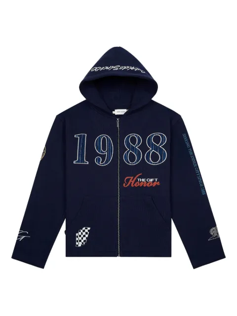 Honor The Gift 1988 zip-up hoodie