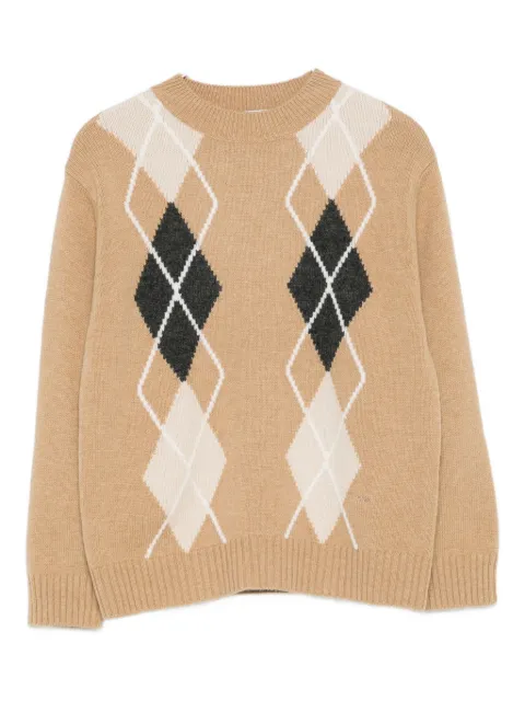 Paolo Pecora Kids argyle-pattern sweater 