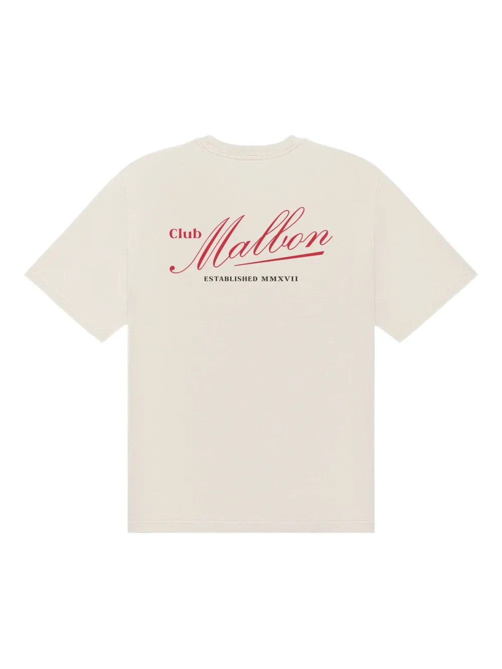 Malbon Golf Bermuda Members T-shirt - Beige