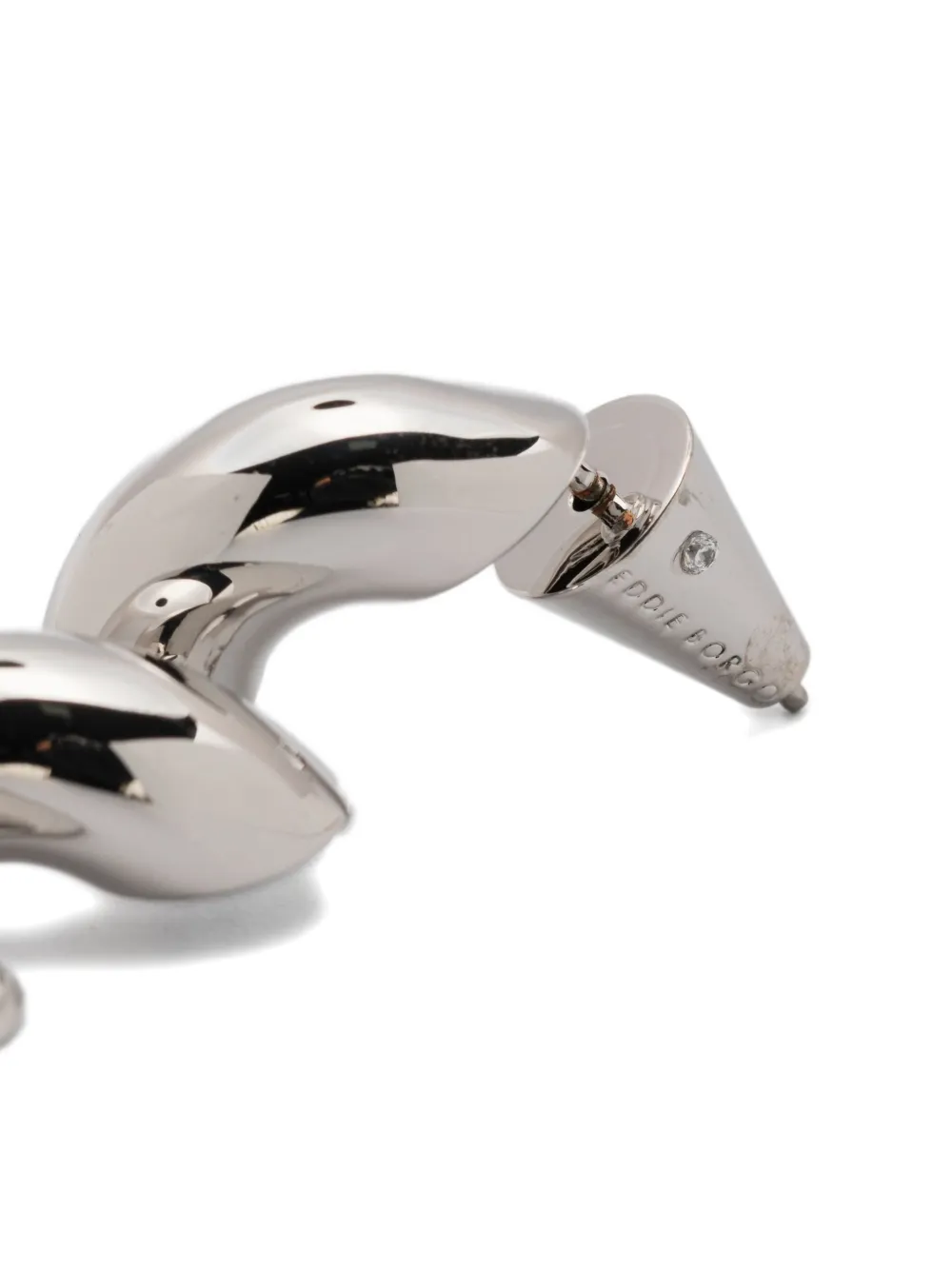 Eddie Borgo Rope Drop Earrings In Silver