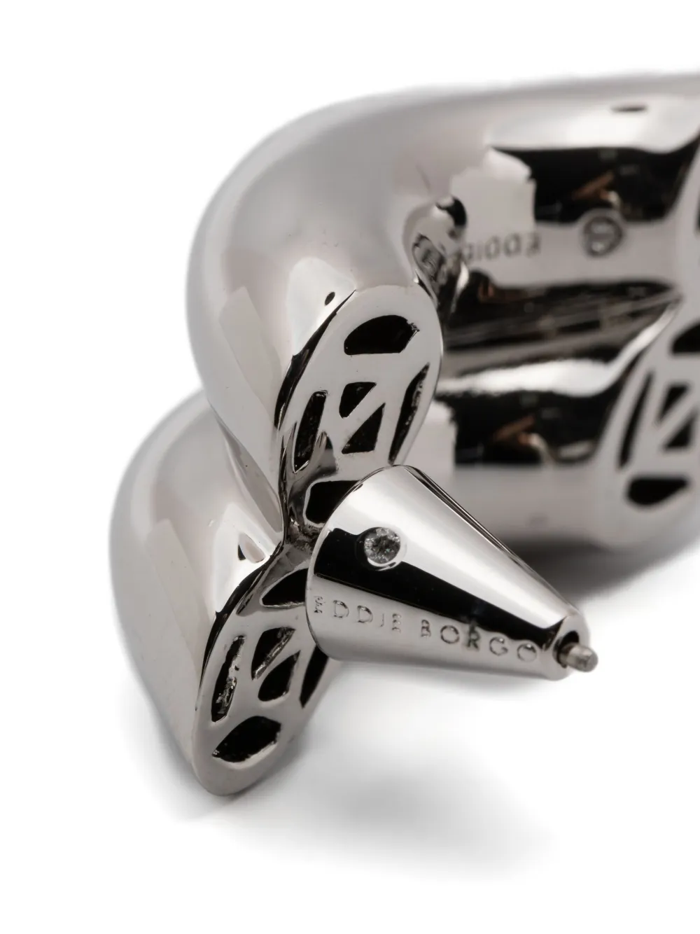  Eddie Borgo Rope Stud Earrings - Silver 