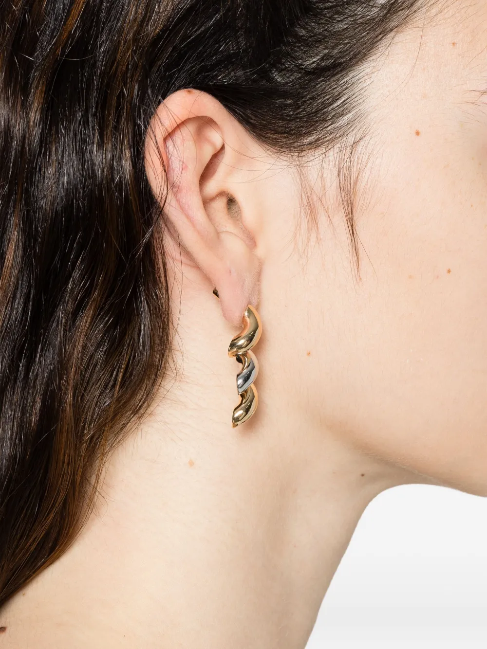 Eddie Borgo Rope Drop Earrings In Gold