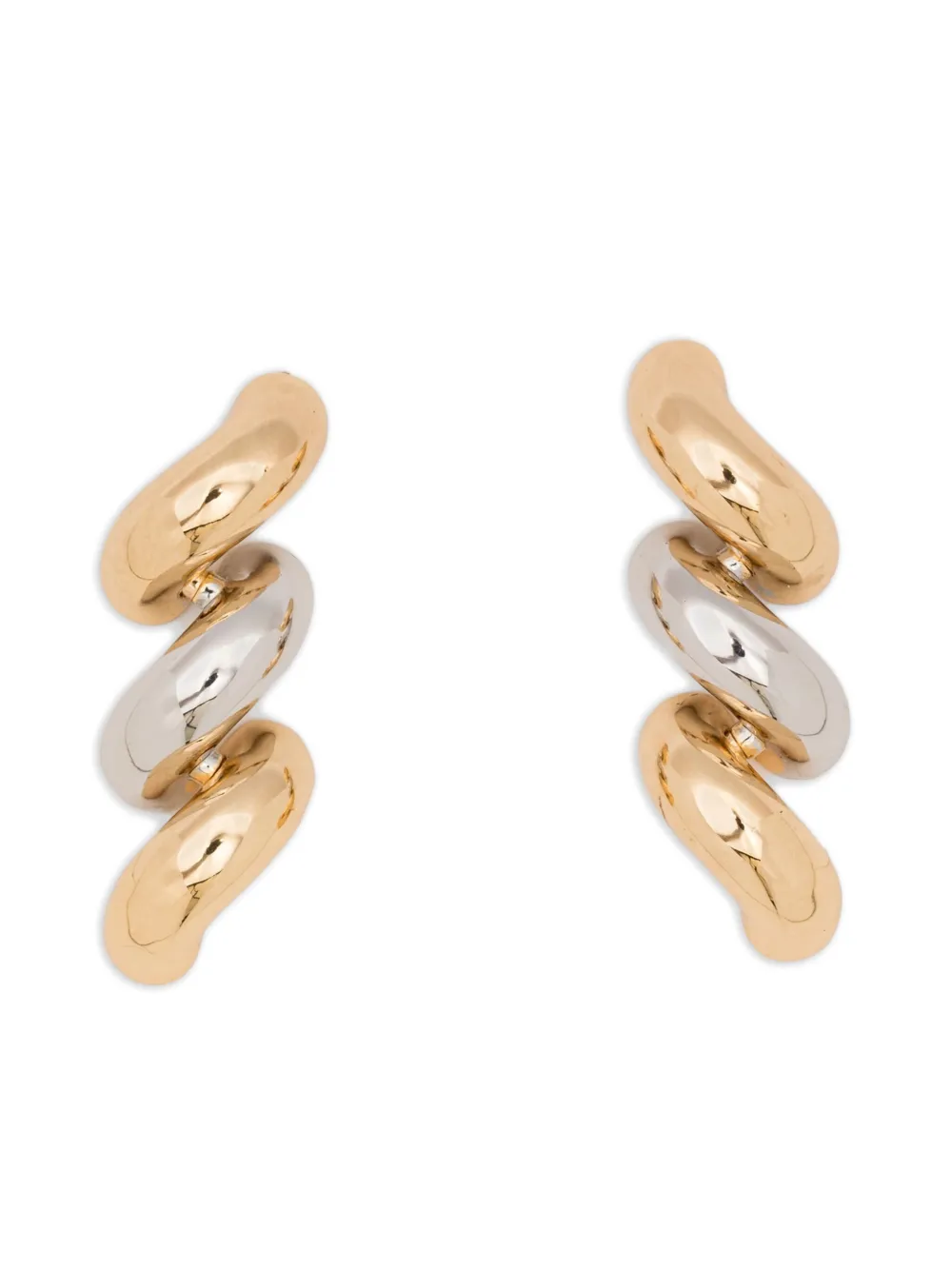 Eddie Borgo aretes con dije de cuerda | dorado | Image 1