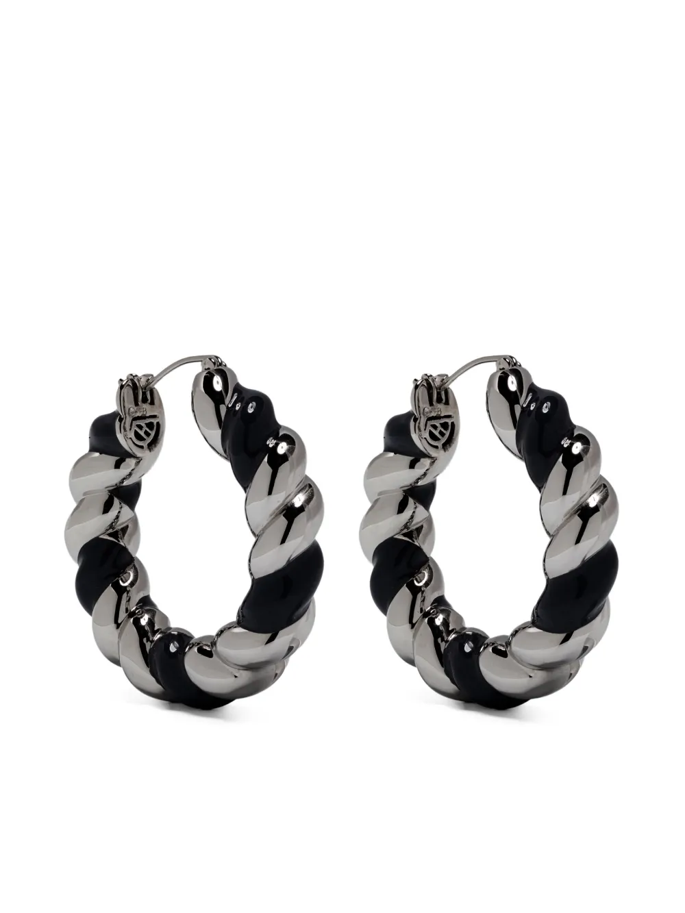 Eddie Borgo arracadas esmaltadas | plateado | Image 1