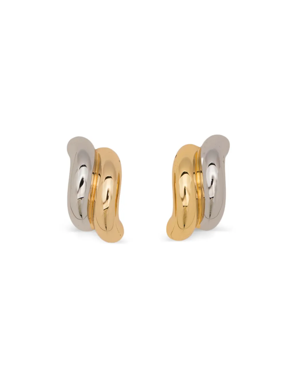 Eddie Borgo aretes de cuerda con aplique | plateado | Image 1