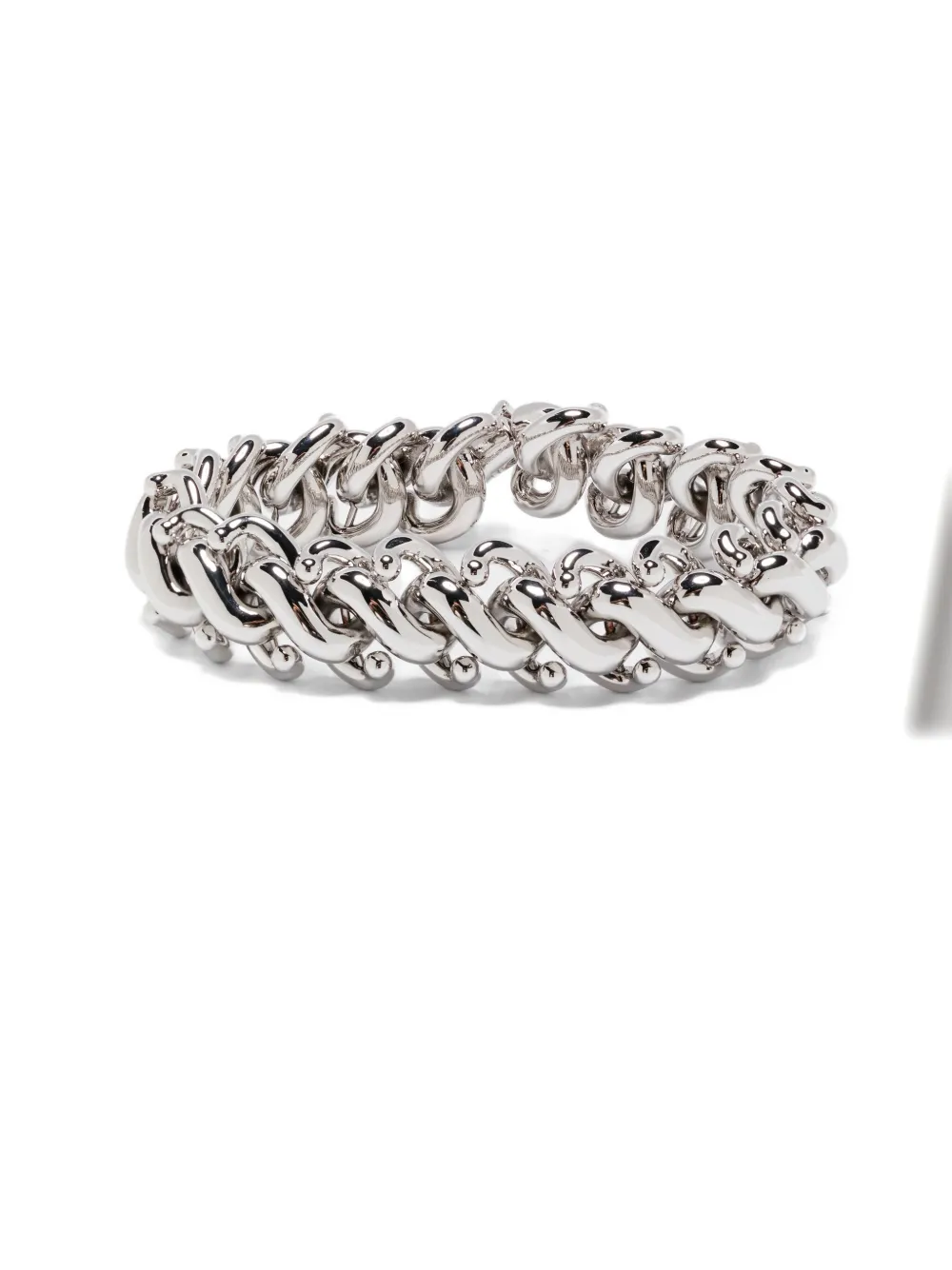 Eddie Borgo s curve link bracelet - Argento