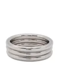 Eddie Borgo cylinder bangles (set of three) - Silver