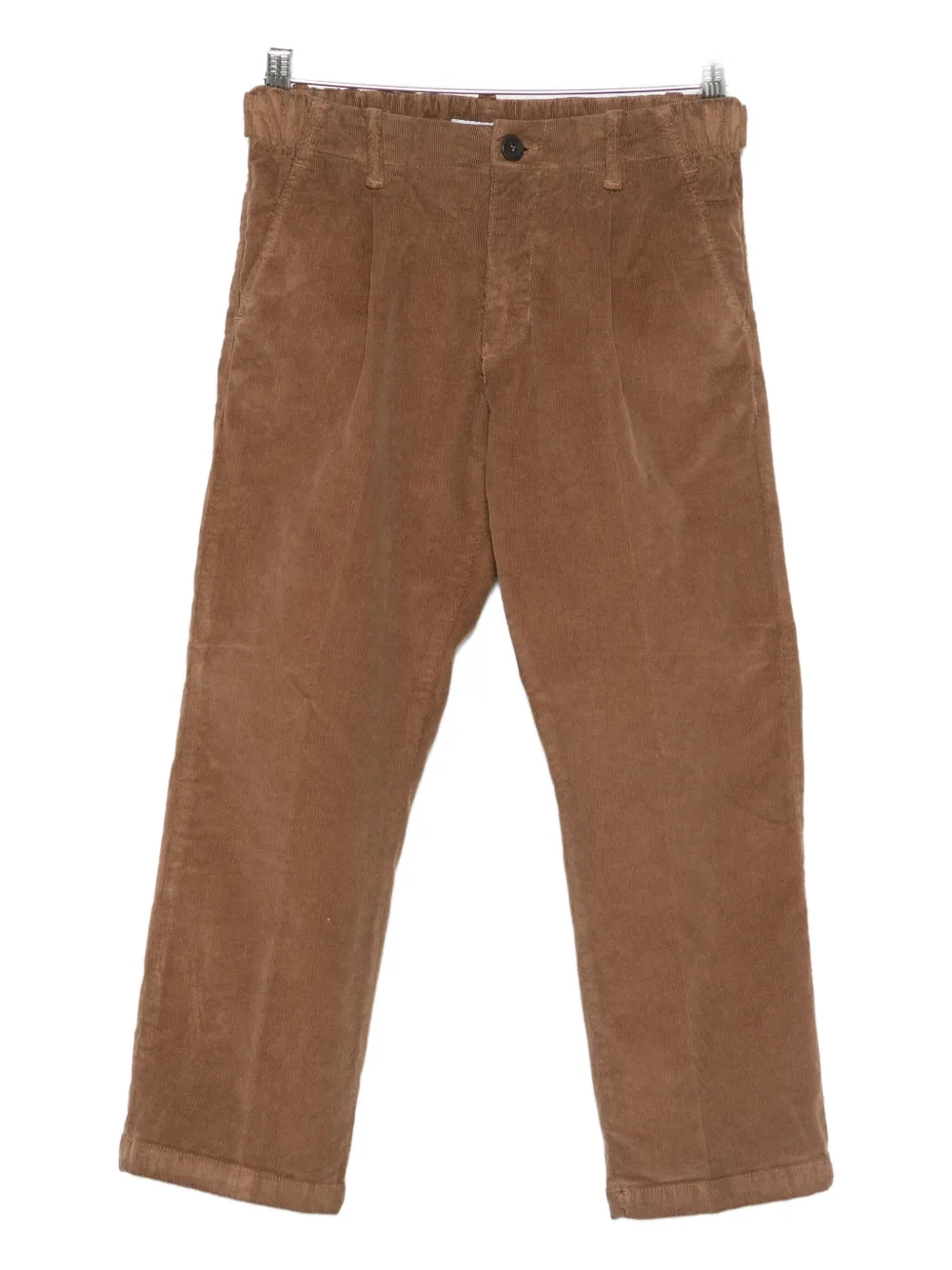 Paolo Pecora Corduroy Pants In Brown