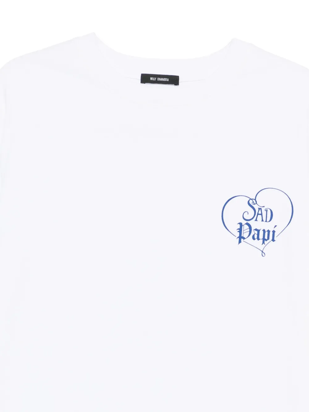 Willy Chavarria Sad Papi T-shirt Wit