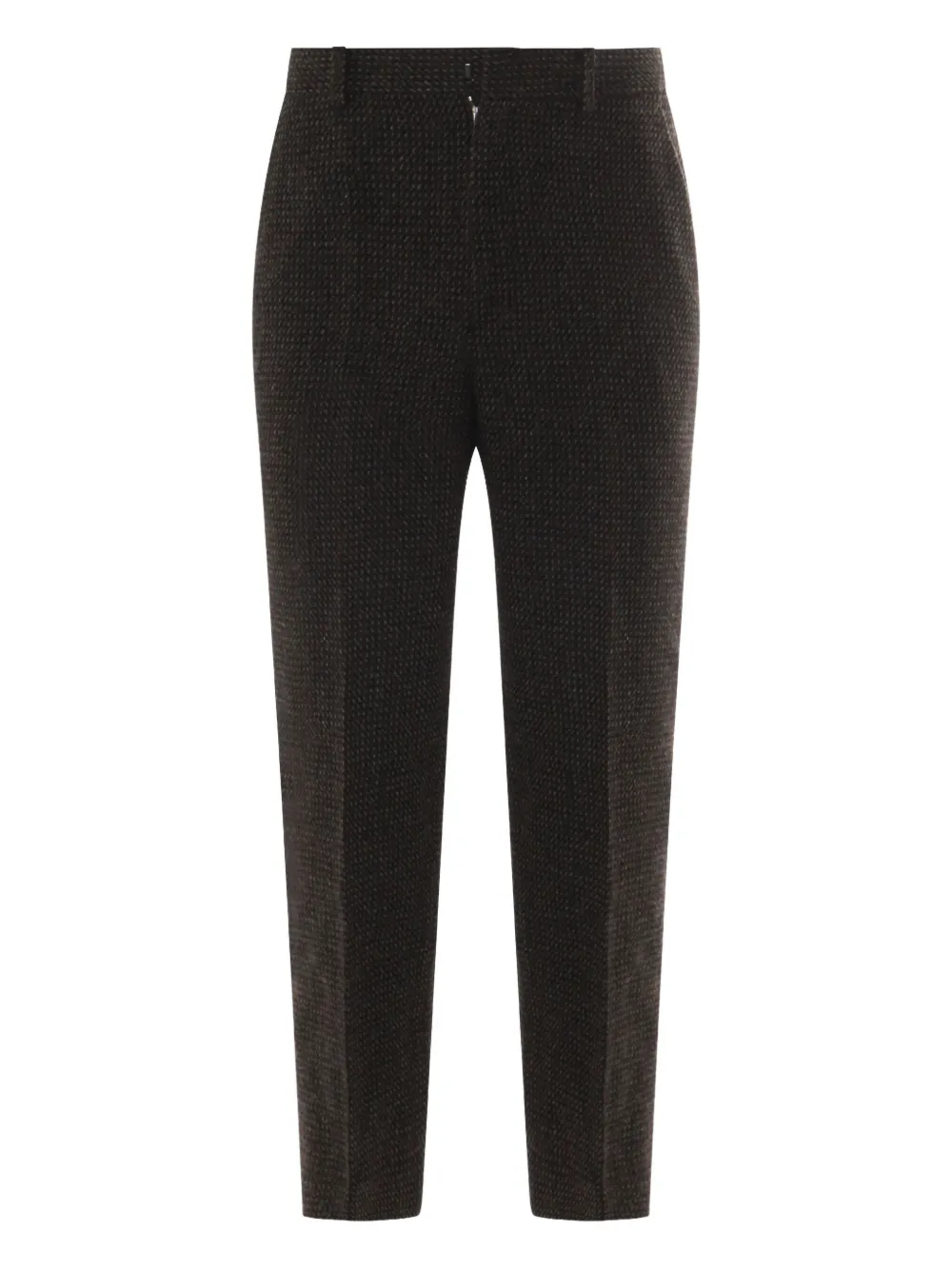 Auralee Pantaloni Gray Brown Hairline In Brown