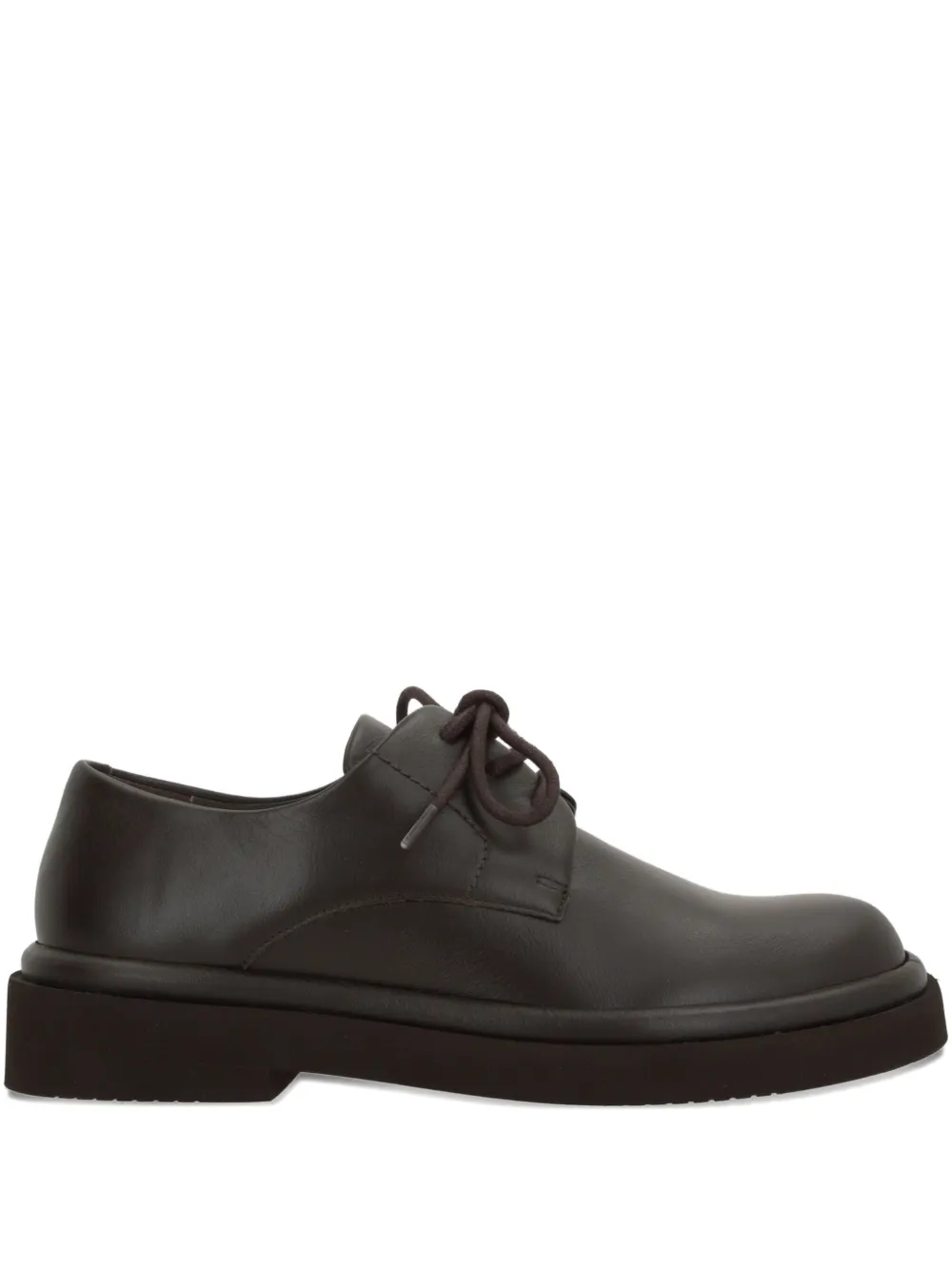 Paloma Barceló Round-toe Lace-up Derby Shoes In Brown