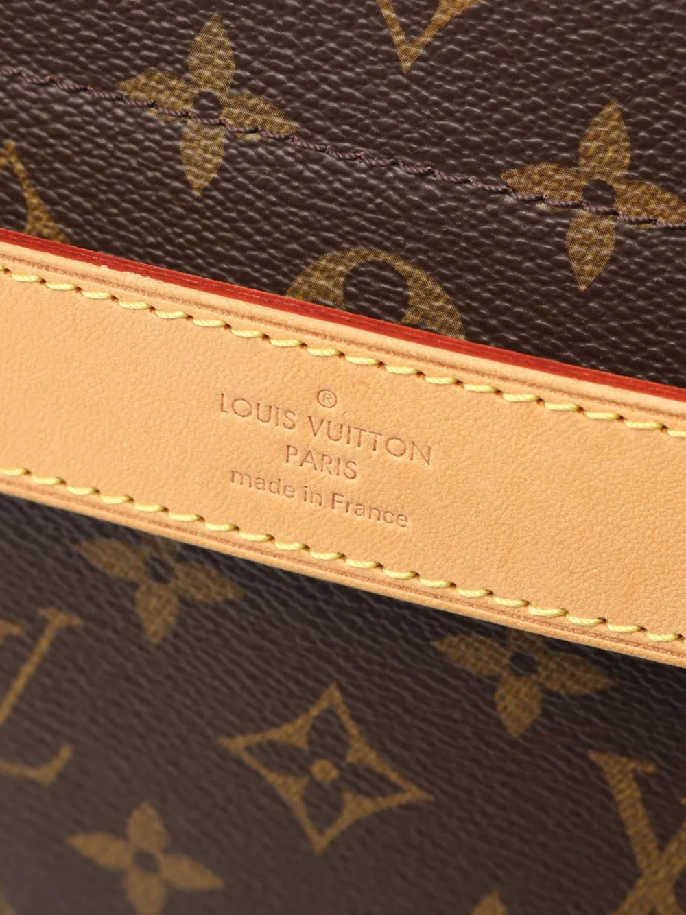 Pre-owned Louis Vuitton 2011 Monogram Abbesses Crossbody Bag In Brown