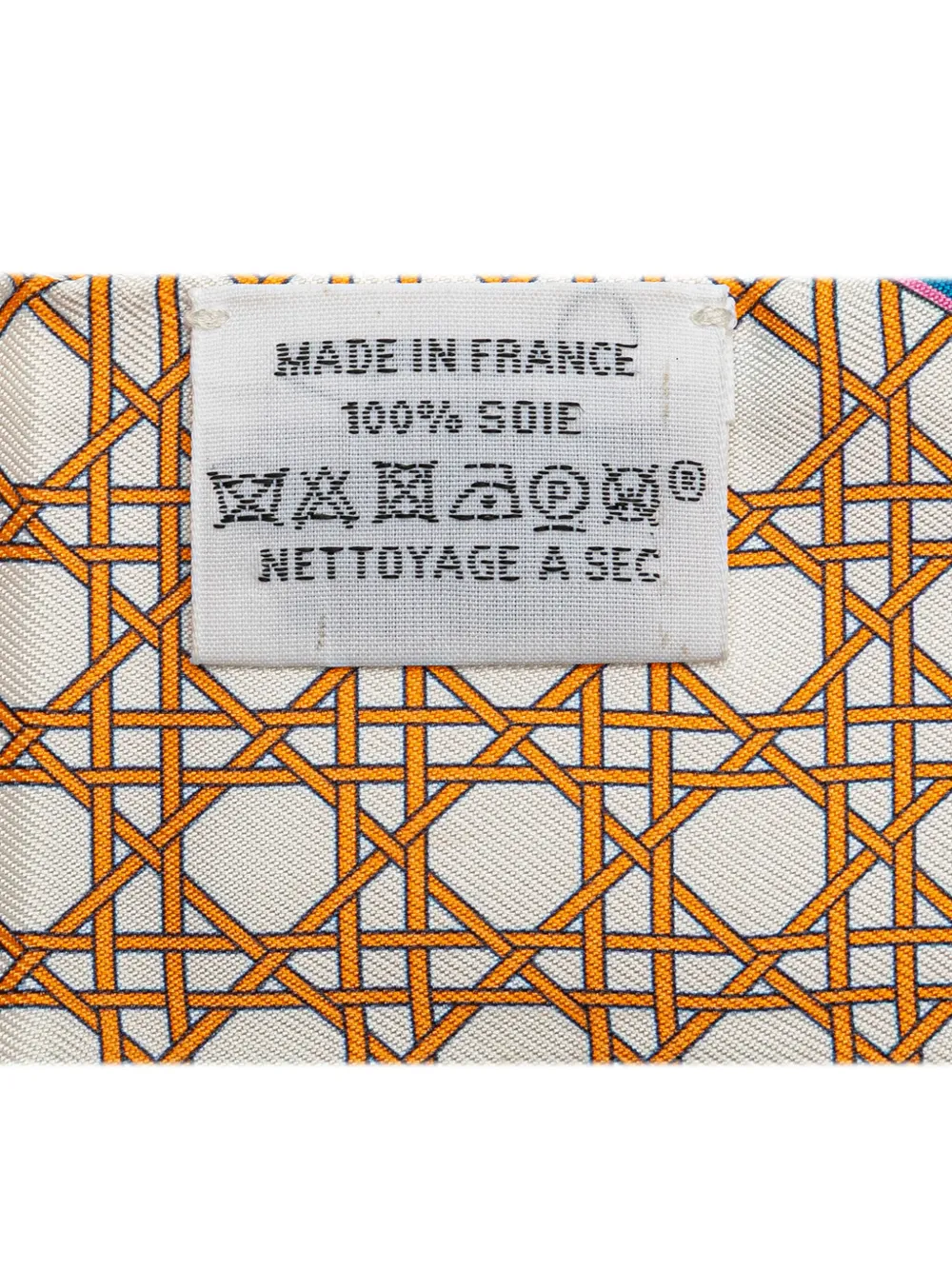 Pre-owned Hermes 2010-2025 Les Voitures A Transformation Silk Twilly Scarf Scarves In White