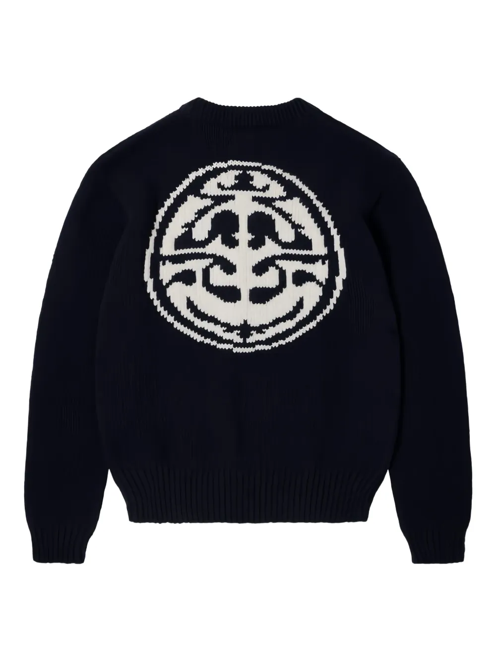 Edwin Ellis intarsia-knit sweater - Zwart