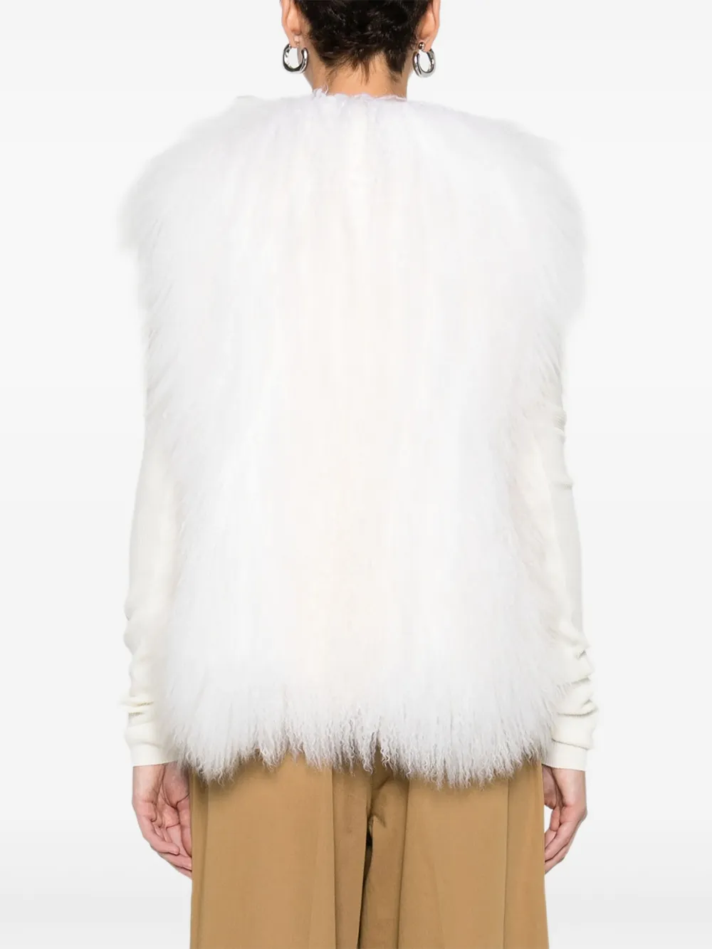 P.A.R.O.S.H. Gilet van lamswol Beige