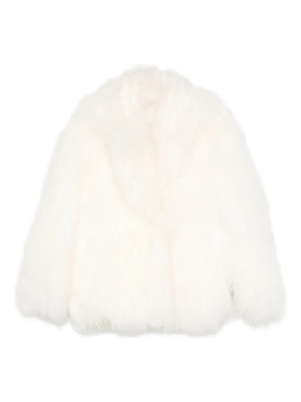 P.a.r.o.s.h Lamb-fur Jacket In Neutral