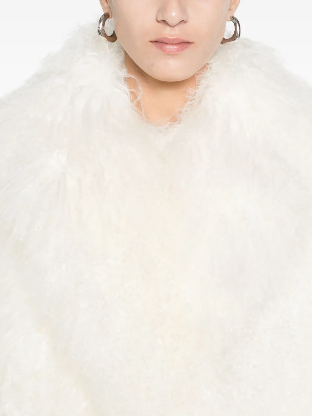 P.a.r.o.s.h Lamb-fur Jacket In Neutral