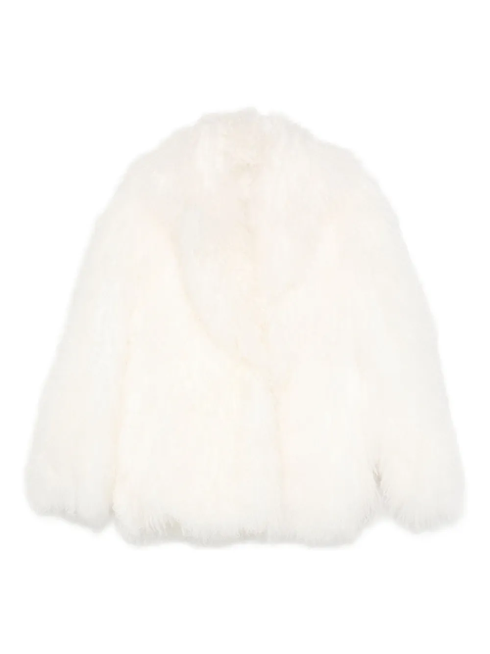 P.A.R.O.S.H. lamb-fur jacket | Neutrals | Image 1