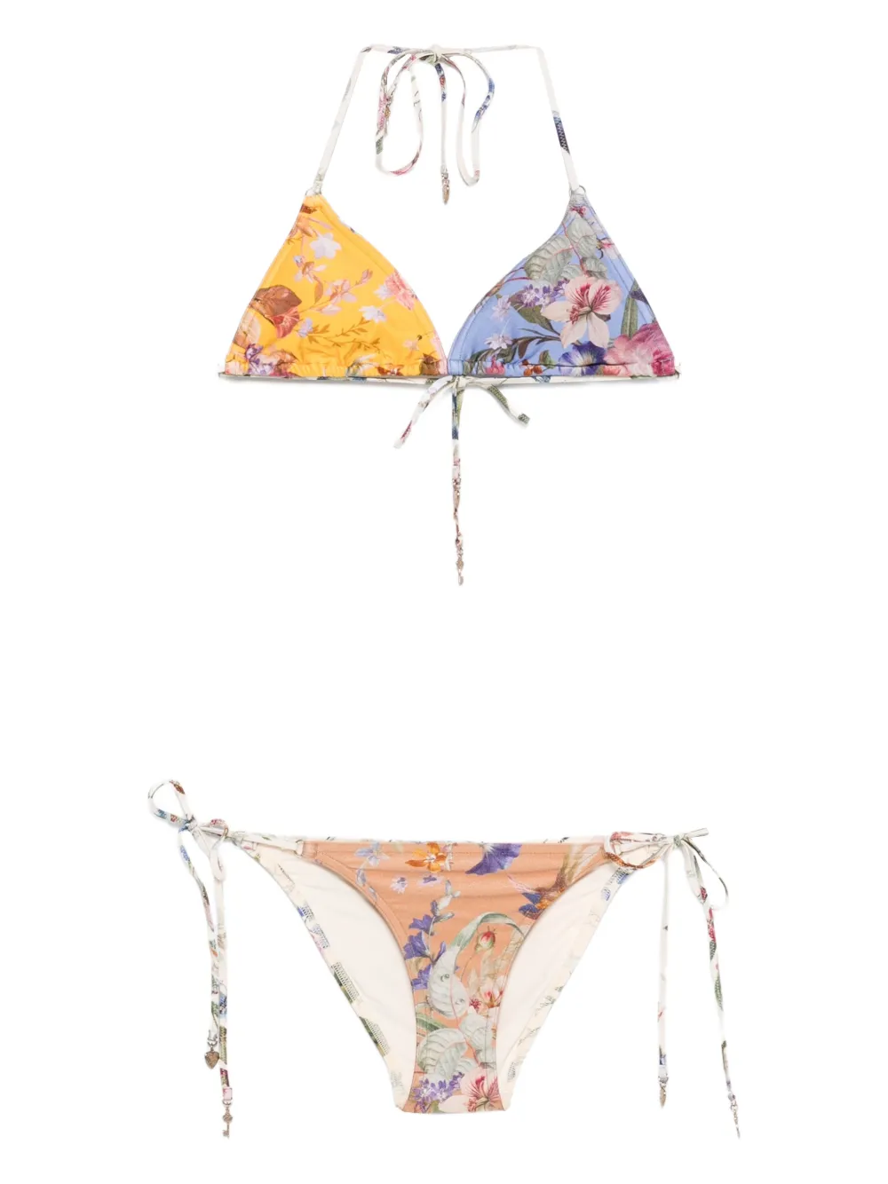 ZIMMERMANN Patience triangle bikini - Nude