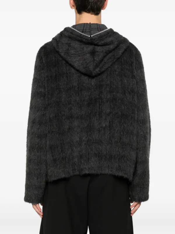 OUR LEGACY チェック ジップパーカー | グレー | FARFETCH JP