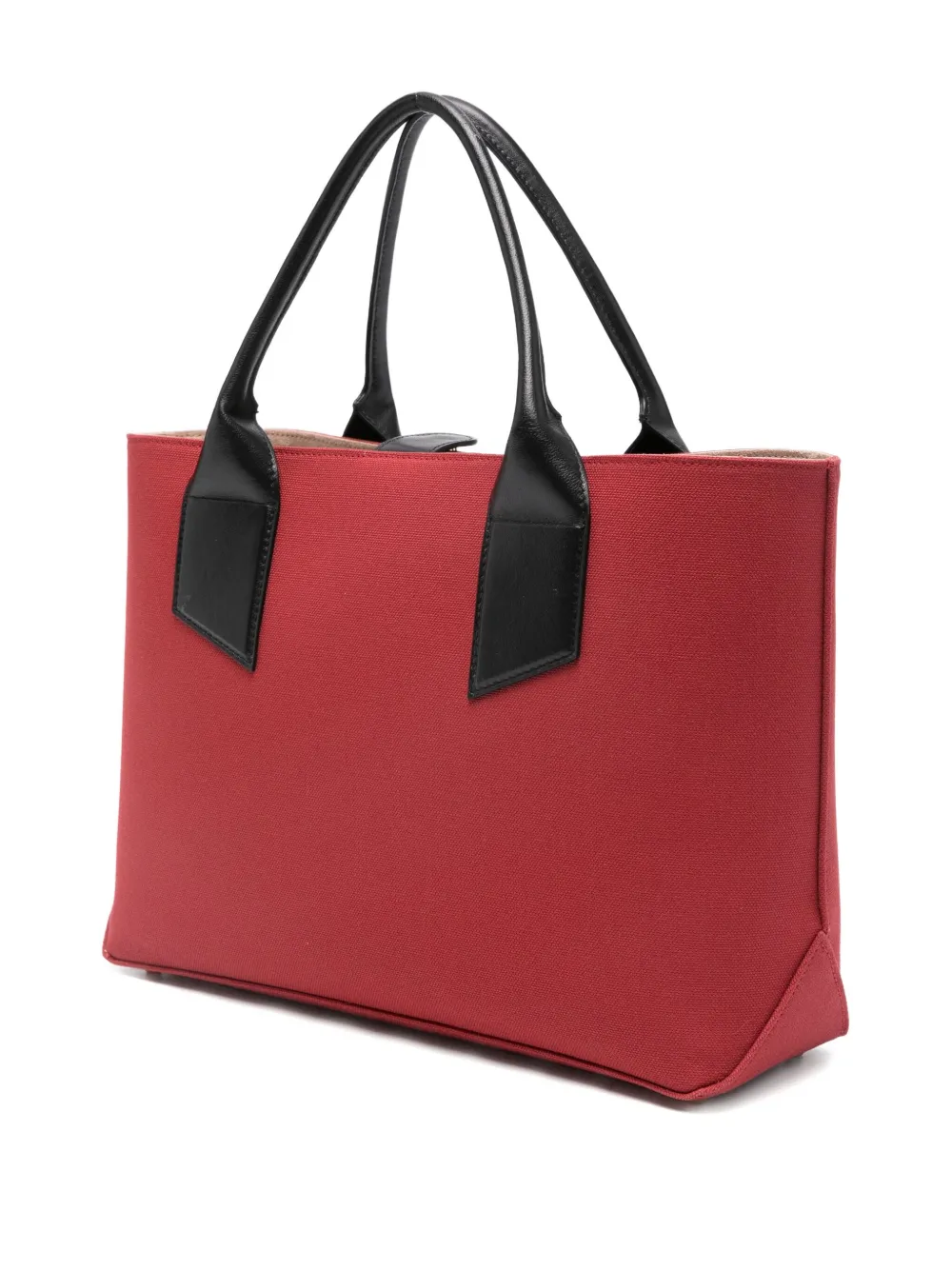 Nº21 logo-print top-handles tote bag - Rood
