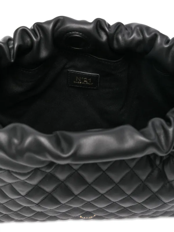 Nº21 キルティング ショルダーバッグ | ブラック | FARFETCH JP