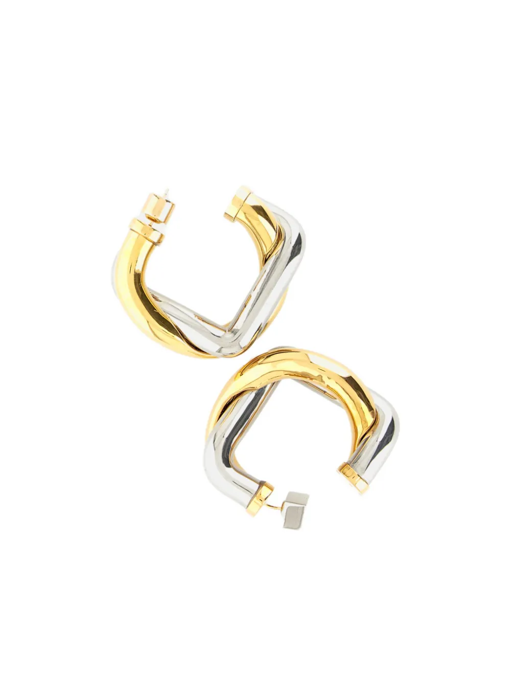 Jacquemus Doppio brass hoops | Image 2