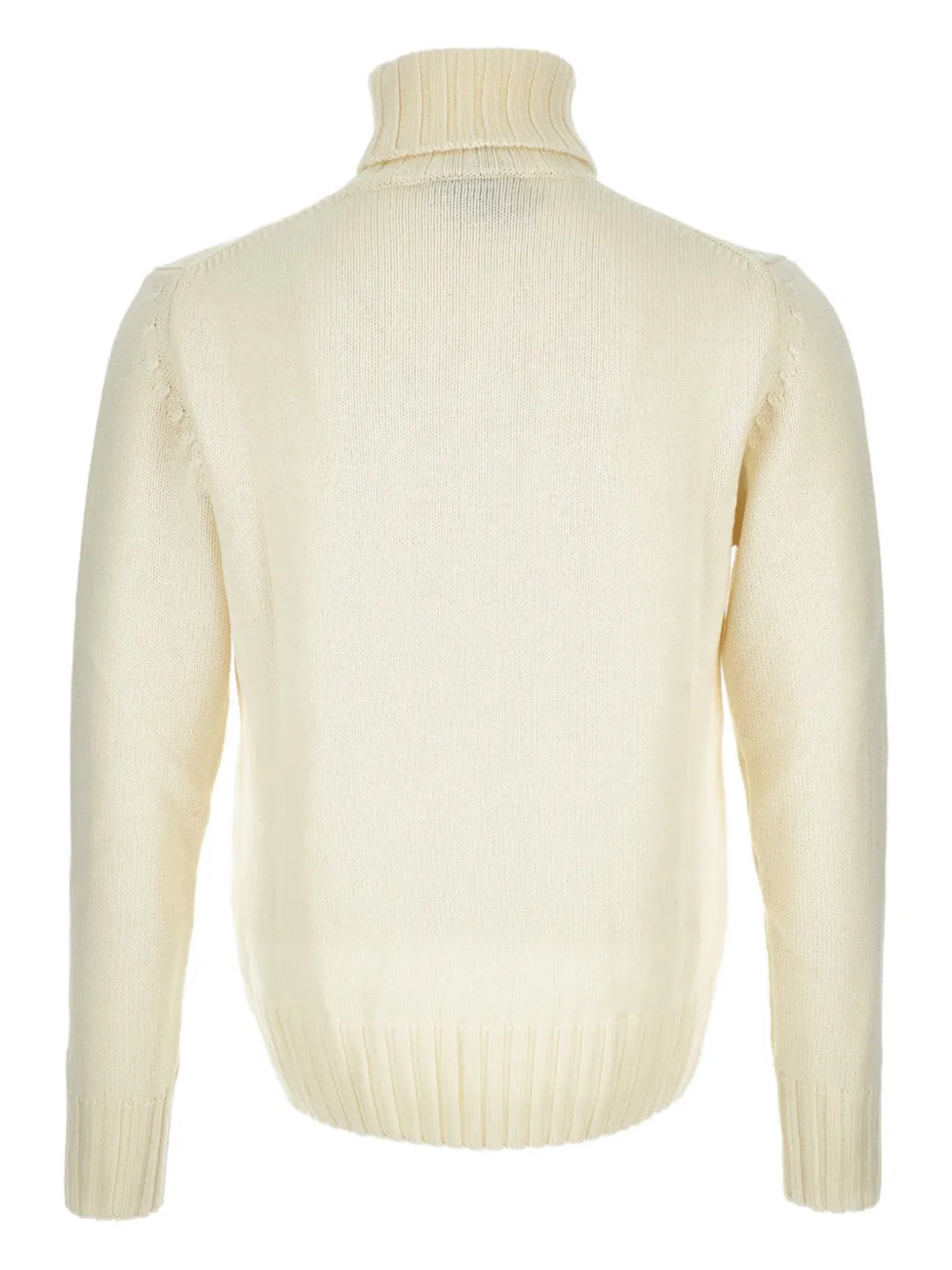 Customer Lovers turtleneck ribbed sweater - Wit