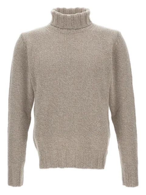 Customer Lovers high-neck ribbed-trim wool sweater