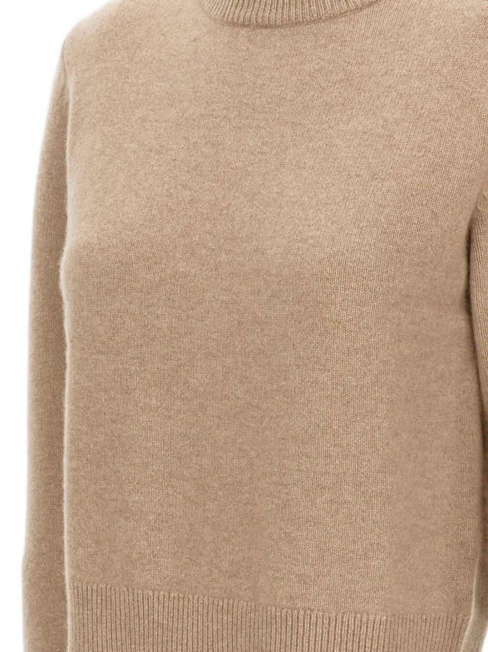extreme cashmere Jeanne kasjmier trui met ronde hals Beige