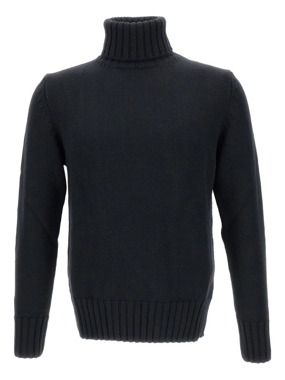 Customer Lovers ribbed turtleneck sweater | Black | Image 1