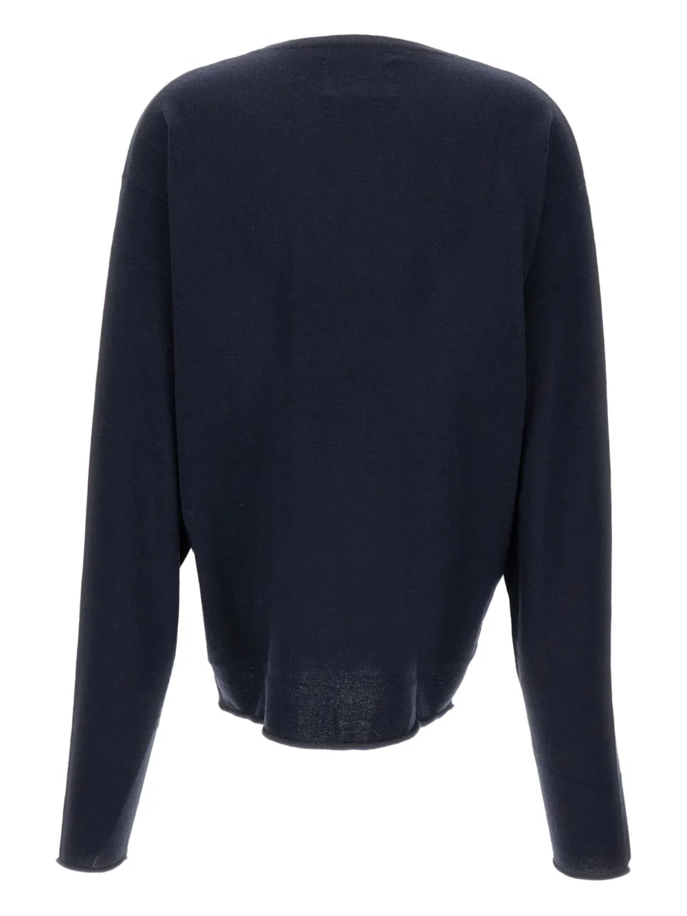 Extreme Cashmere Pullover Mit Geripptem Saum In Blue