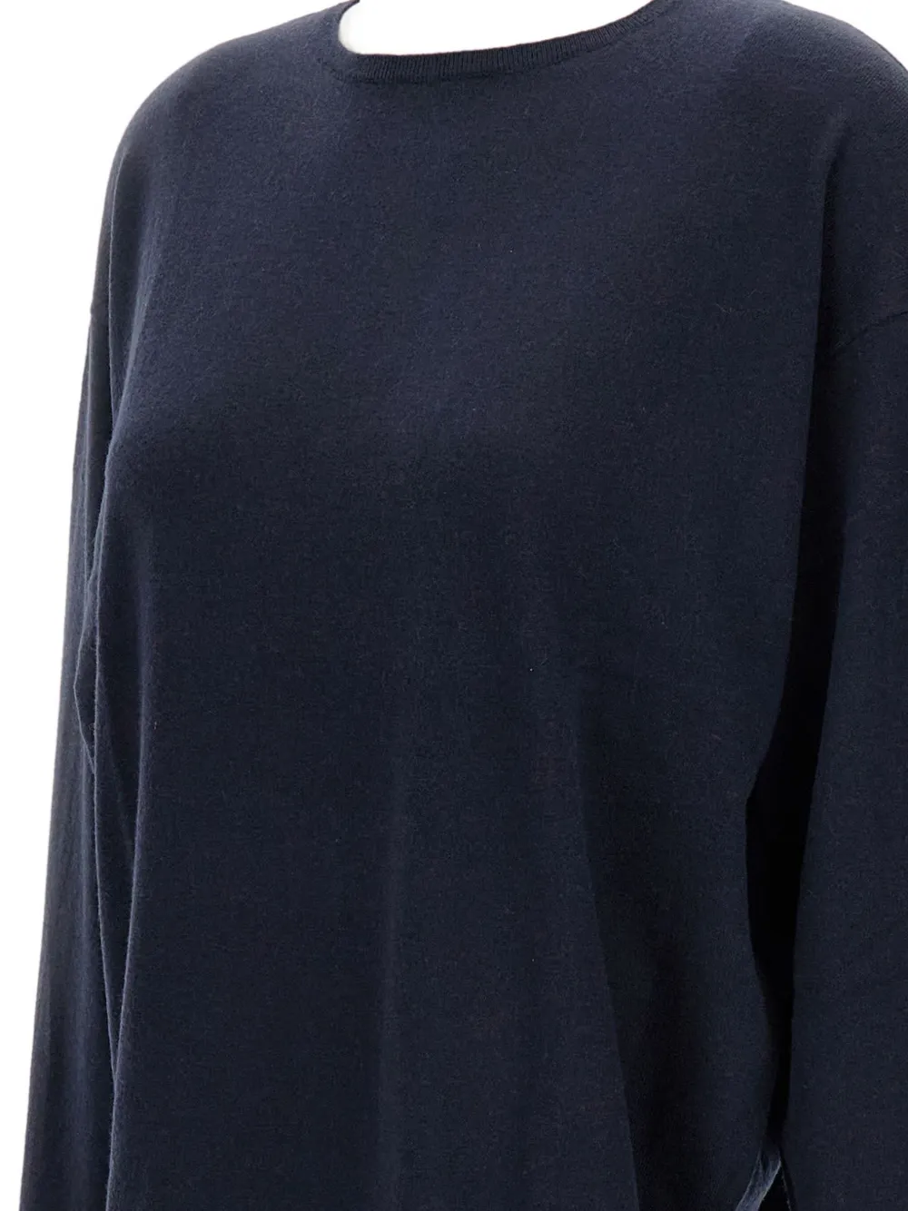Extreme Cashmere Pullover Mit Geripptem Saum In Blue