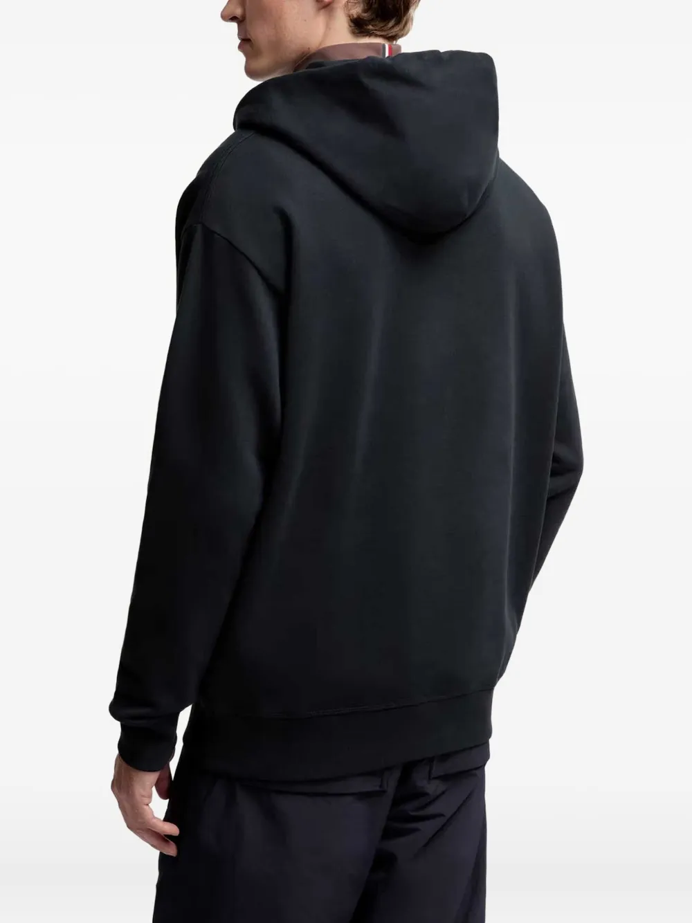 Moncler Grenoble Hoodie met geborduurd logo Blauw