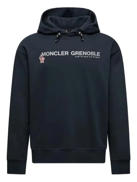 Moncler Grenoble logo-embroidered hoodie